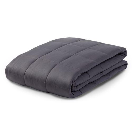 20 LB Weighted Blanket Folded in Dove Grey
