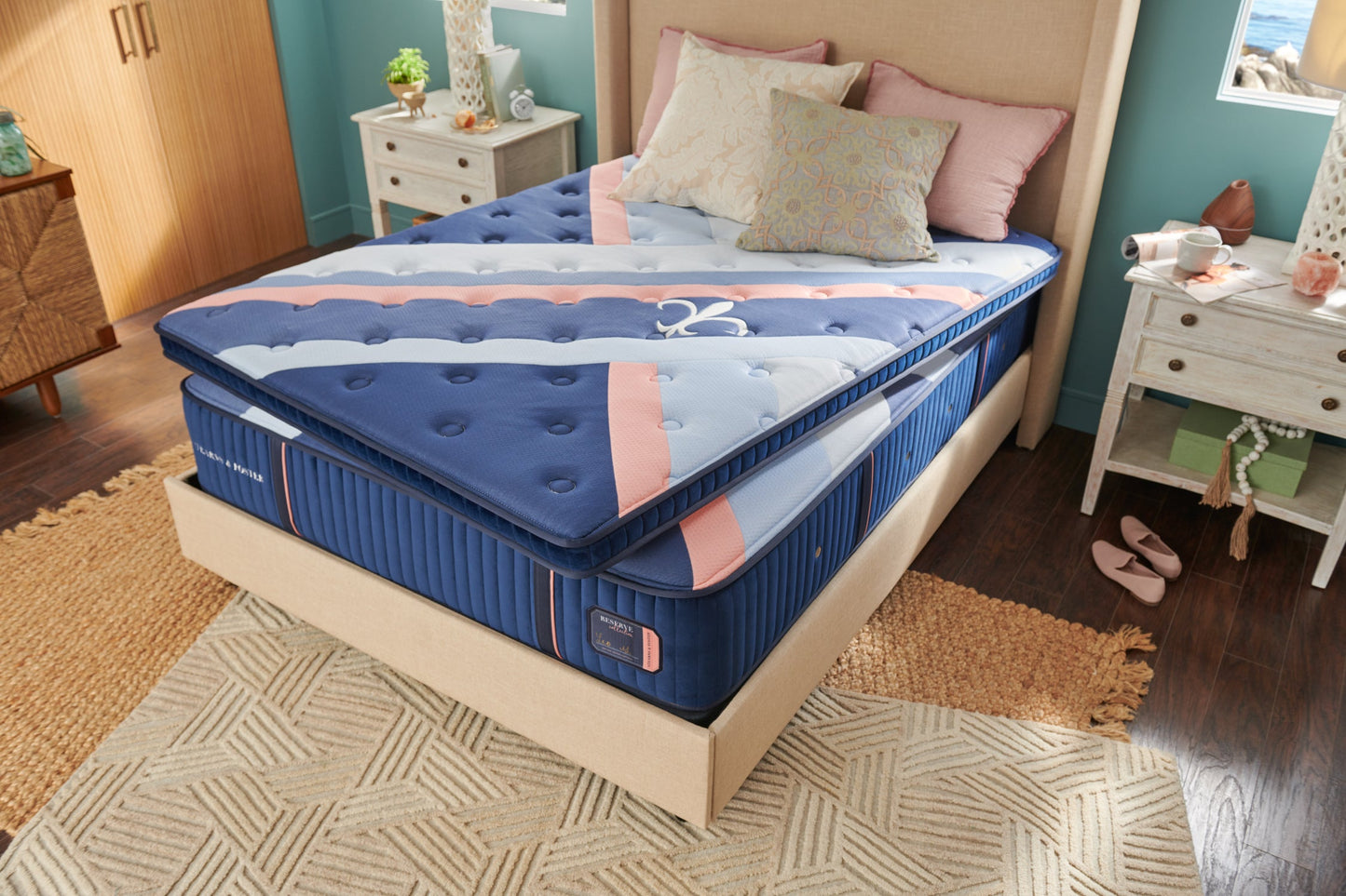 Stearns & Foster Reserve® Duet 17" Firm Euro Pillow Top Mattress