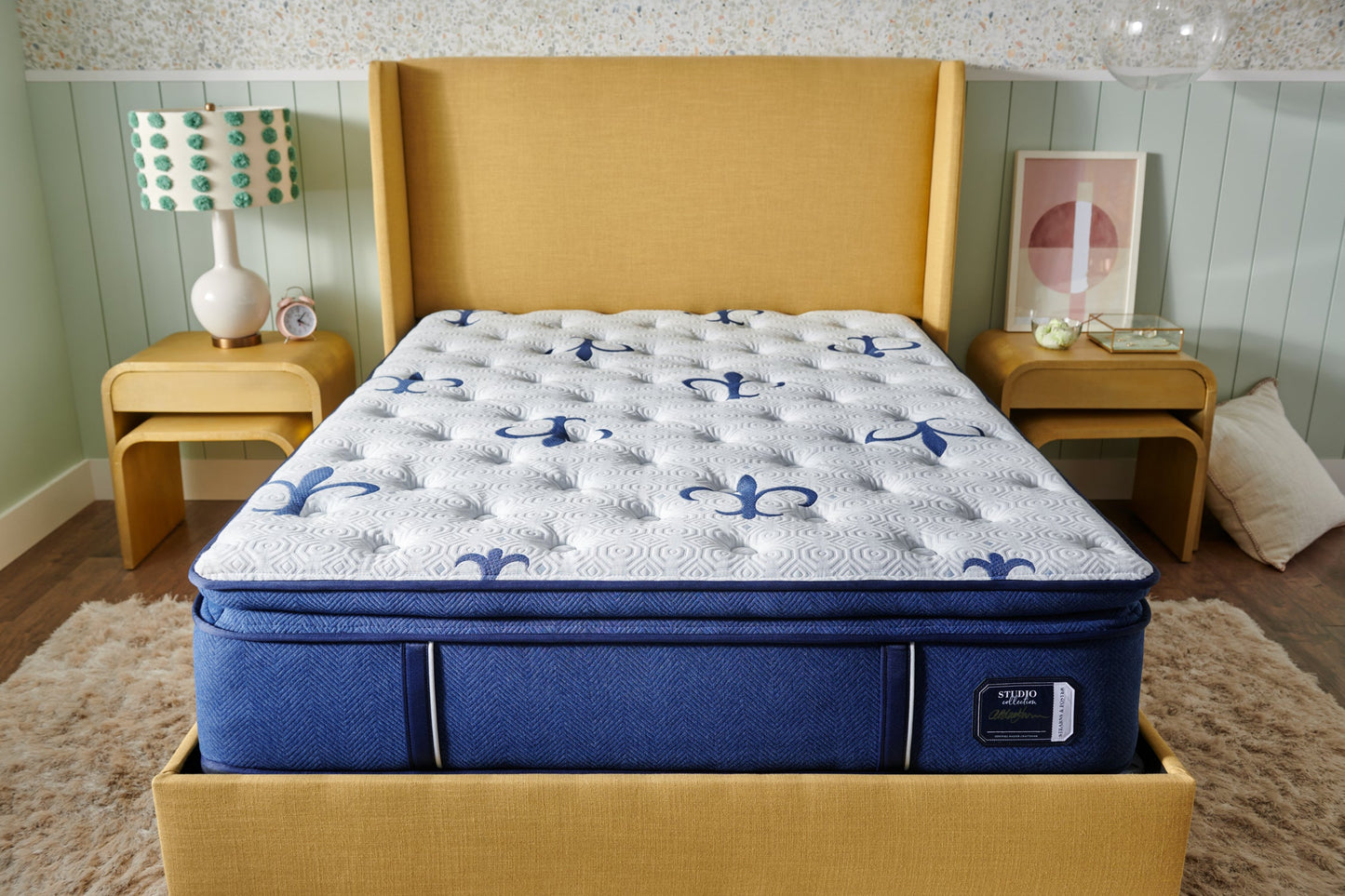 Stearns & Foster Studio Euro Pillow Top Medium Mattress