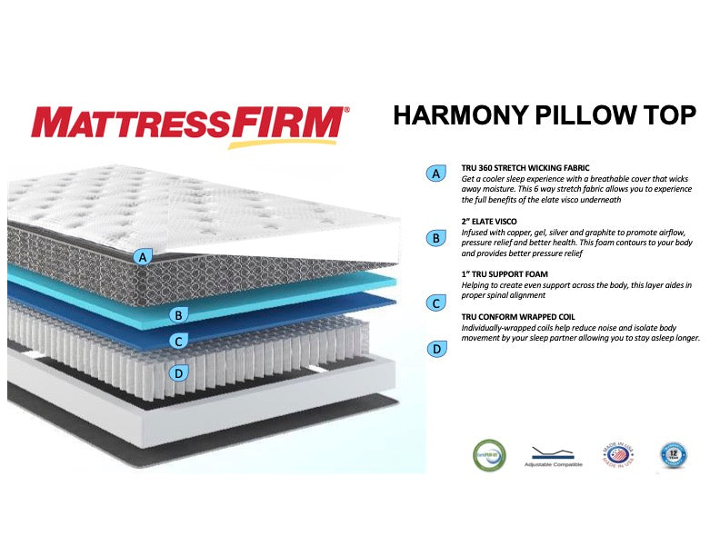 Mattress Firm Direct Harmony Pillowtop Mattress