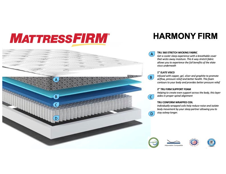 Mattress Firm Direct Harmony Firm Mattress