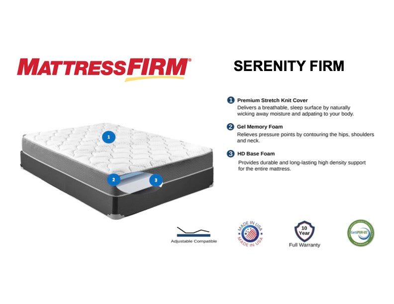 Mattress Firm Direct Serenity Firm Mattress