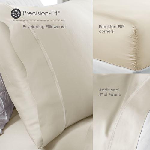 Fabrictech Microfiber Sheet Set Pillowcas, Corners and sizing