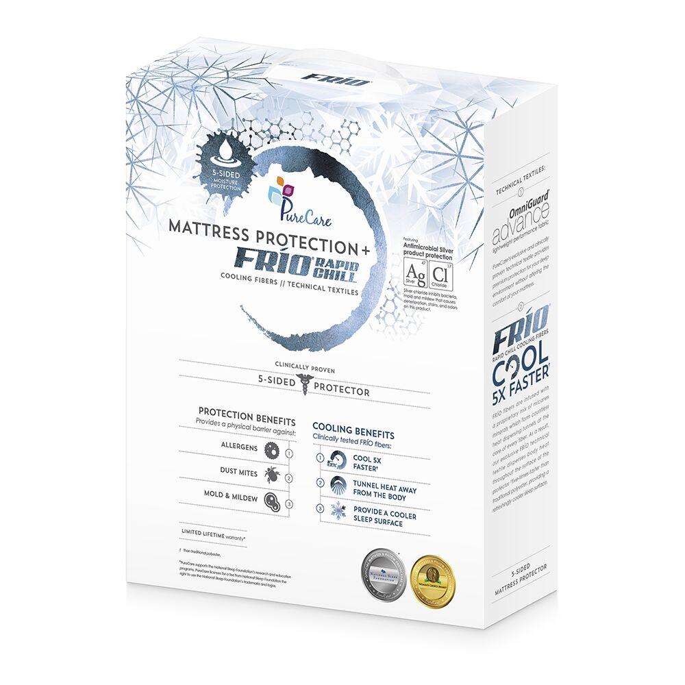 PureCare Frio 5-sided Mattress Protector Packaging Front