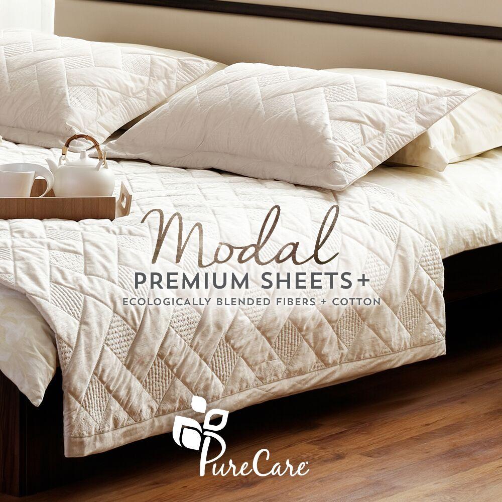 PureCare Essentials Modal Sheet Set On Bed