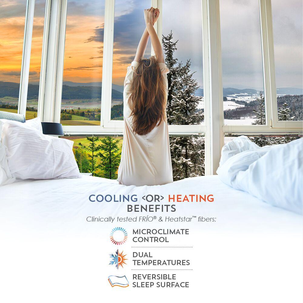 PureCare ReversaTemp 5-Sided Mattress Protector Cooling or Heating Benefits