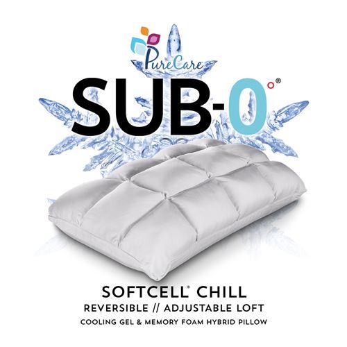 PureCare SUB-0° SoftCell Chill Reversible Hybrid Pillow Detail